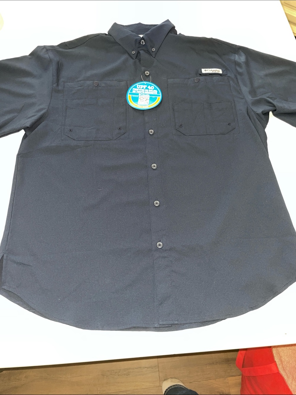 NWT Columbia PFG Omni shade medium button down shirt